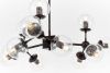 Люстра на штанге Lumina Deco Zodiak (Зодиак) LDP 160-12 BK+PR