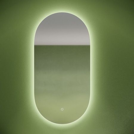 Зеркало с подсветкой Sancos Oval OV55C 60х90 подвесное