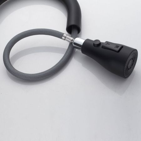 Смеситель для кухни Shevanik S363H на мойку черный