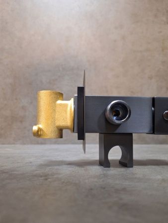 Гигиенический душ со смесителем AltroBagno BM AltroBagnoBM060121GM оружейная сталь