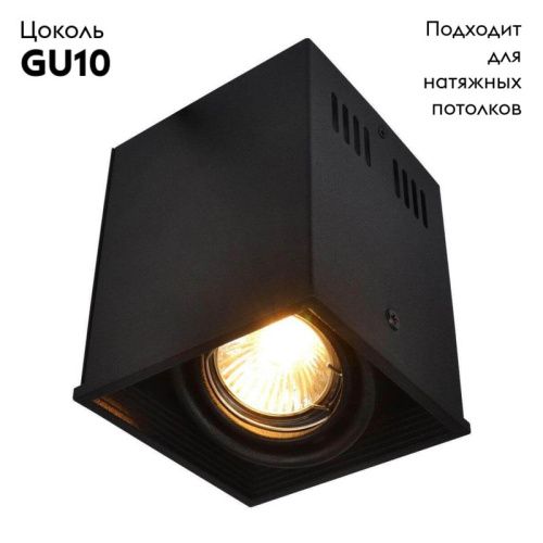 Светильник накладной Arte Lamp Cardani (Цардани) A5942PL-1BK - фото 2
