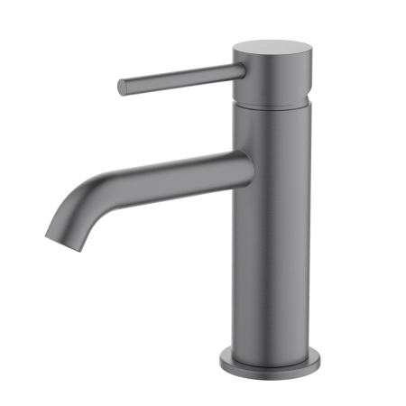 Смеситель Aquatek Европа AQ1310BGM на раковину черный хром без термостата