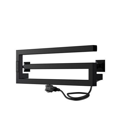 Полотенцесушитель Indigo Sigma DGSIG20-60BRLt 60х20 электрический черный муар