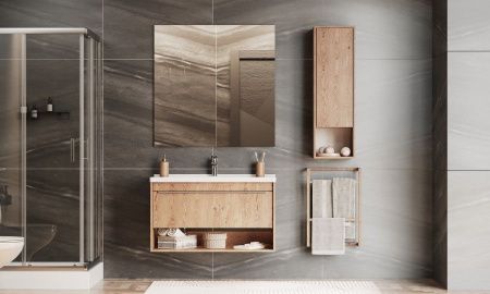 Зеркало Aquaton Альма 1A287902A3010 100х100 подвесное