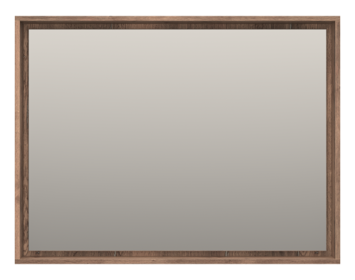 Зеркало в ванную Brevita Dallas DAL-02105-074 105х80 цвет коричневый - фото 3