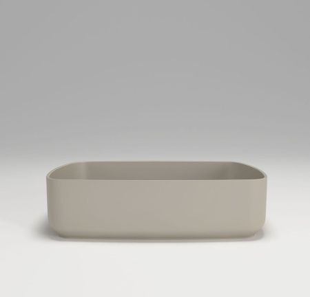 Раковина из искусственного камня Plumberia Selection Nove NOVE SOFT CT 50х30 накладная цвет бежевый