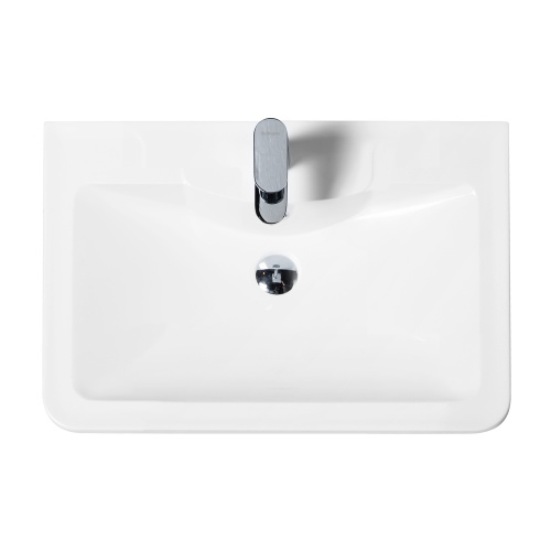 Раковина из искусственного камня BelBagno BB700/455-LV-MR-ALR 80х46 накладная цвет белый - фото 3
