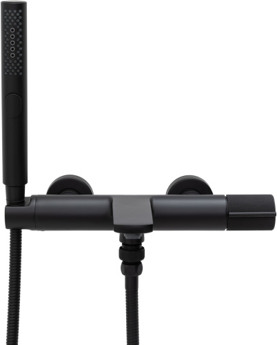 Смеситель для ванны с душем Allen Brau Liberty 5.33006-31 настенный черный без термостата - фото 3