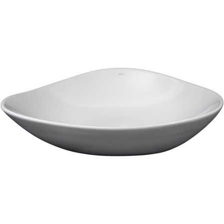 Раковина из сантехнического фарфора Melana 320366-805 50х40 накладная цвет белый без отверстий под смеситель