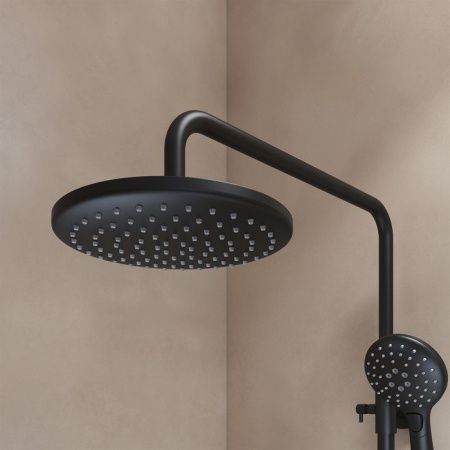 Душевая стойка Iddis Ray RAYBL3Fi06 настенная цвет черный