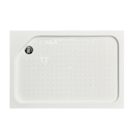 Душевой уголок Royal Bath HPV RB8120HPV-C 120х80 стекло матовое профиль белый с поддоном