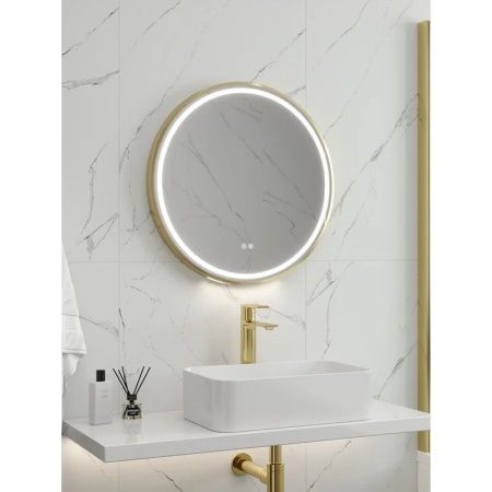 Зеркало с подсветкой и антизапотевателем Maretti Elena EA1460R21EL 60х60 подвесное