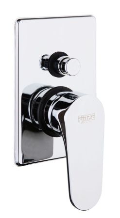 Смеситель для ванны и душа Fiore 75CR6517 встраиваемый в стену хром с термостатом