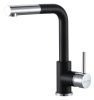 Смеситель для кухни Paulmark KASSEL Ka214311-BLM на мойку черный