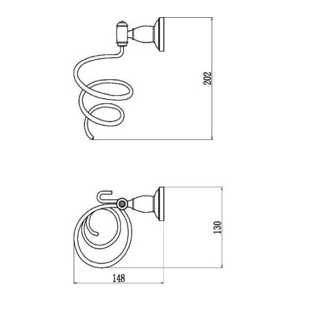 Держатель для фена Savol S-006633H