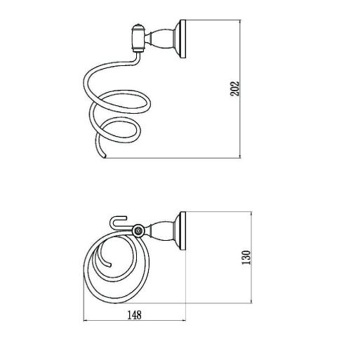 Держатель для фена Savol S-006633H - фото 3