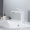 Смеситель Shevanik S4701C на раковину белый