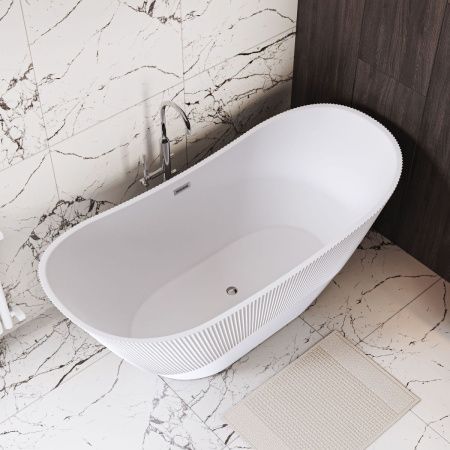 Ванна акриловая Grossman Galaxy GR-2104M 170х75 отдельностоящая овальная с каркасом