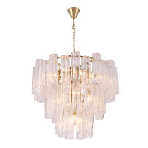 Люстра подвесная Crystal Lux Rose (Росе) ROSE SP15 BRASS - фото 2