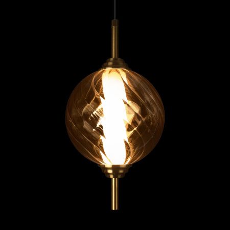 Светильник подвесной Loft It Helix 10421/B Amber