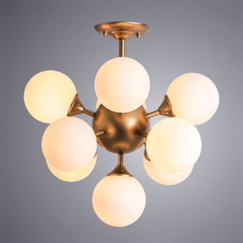 Люстра на штанге Arte Lamp FOBOS A2704PL-9SG - фото 2
