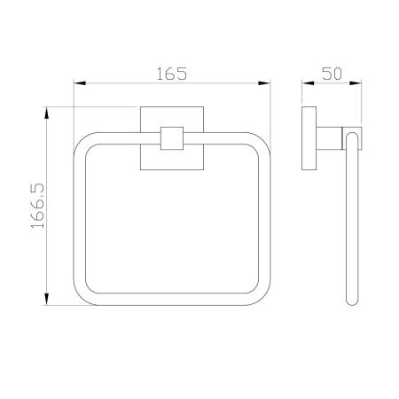 Полотенцедержатель (кольцо) Wonzon & Woghand Polo WW-8913