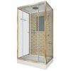 Душевая кабина Niagara Luxe 7772QG 120х90 прямоугольная с крышей ориентация универсальная