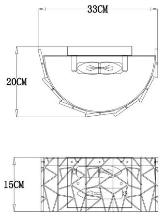 Светильник настенный Arte Lamp Galatea (Галатеа) A1222AP-2CC