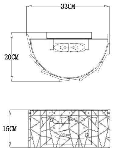 Светильник настенный Arte Lamp Galatea (Галатеа) A1222AP-2CC - фото 2