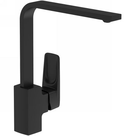 Смеситель Vitra Root Square A4275336EXP на мойку черный матовый без термостата
