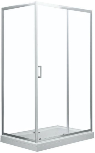 Душевая дверь Aquanet SD-1200A 120х190 стекло прозрачное профиль хром глянцевый - фото 2