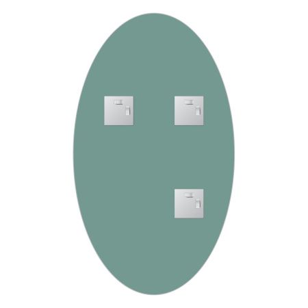 Зеркало Evoform Primary BY 0028 40х70 подвесное