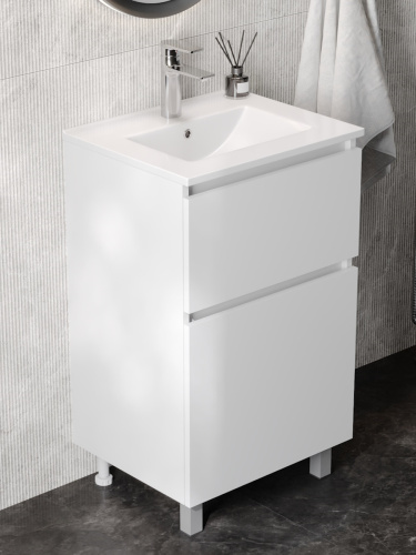 Тумба с раковиной Teymi Laina F16042 50х46х50 напольная - фото 5