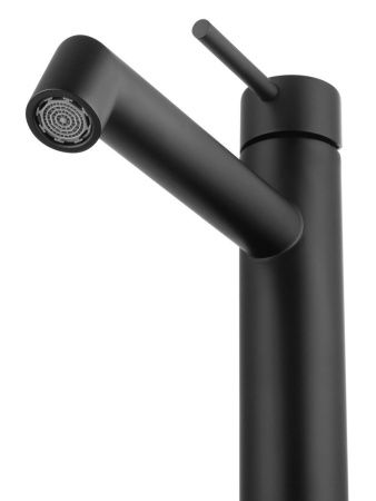Смеситель для раковины Wonzon & Woghand WW-H1064-MB на столешницу черный