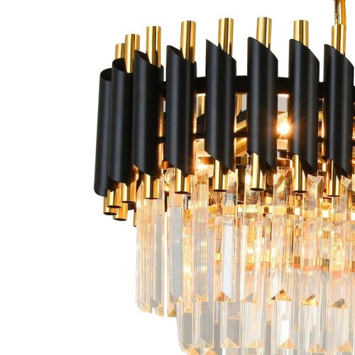 Люстра подвесная Natali Kovaltseva DARIAN (ДАРИАН) DARIAN 76017/8C GOLD BLACK - фото 3