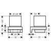 Стакан Hansgrohe AddStoris 41749700
