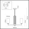 Люстра подвесная Odeon Light Kasali (Касали) 4990/6