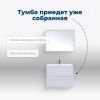 Тумба под раковину Aquanet Терра 00313234 80х50 подвесная цвет белый