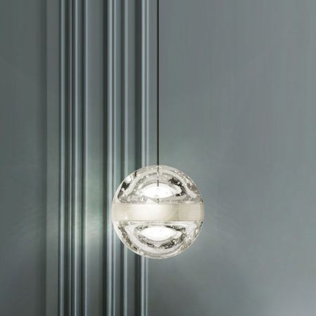 Светильник подвесной Delight Collection Frizzante (Фриззанте) MD23030088-1A nickel/clear