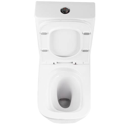 Унитаз-компакт напольный с бачком Тритон Corso Щ0000060856 белый с сиденьем микролифт безободковый смыв торнадо - фото 5