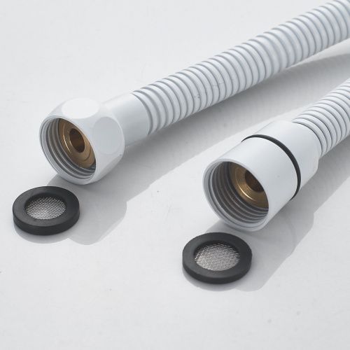 Душевая стойка Rose R3936C настенная цвет белый - фото 5