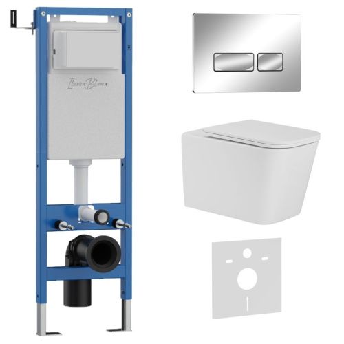 Комплект унитаз с инталляцией и клавишей смыва Iberica Blanca TOLEDO ALTO IB.001M.TLA.234.213 - фото 2