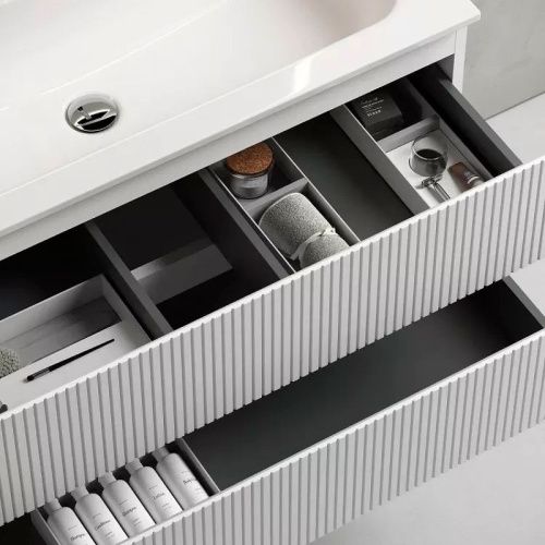 Тумба под раковину Sancos SNOB T SNT60W 60х40 подвесная цвет белый - фото 3