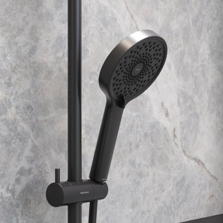 Душевая стойка Damixa Apollo 947730300 настенная цвет черный