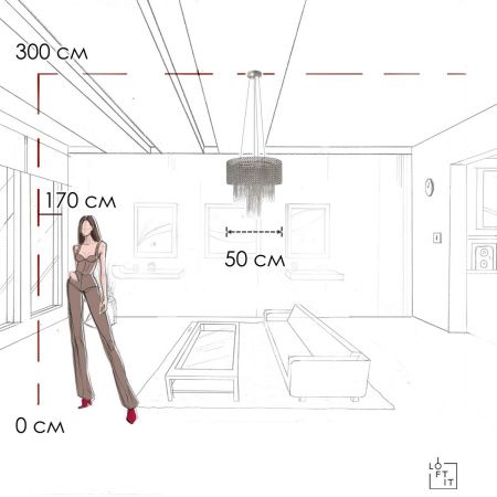 Люстра подвесная Loft It Opera 10406/500