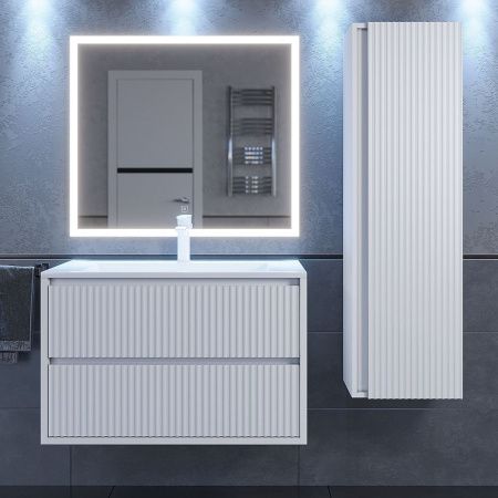 Тумба под раковину Uperwood Next Premium 3930205157 80х50 подвесная цвет белый