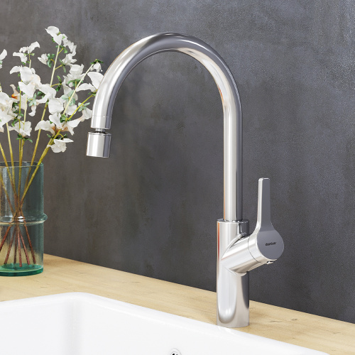 Смеситель для кухни Damixa Eclipse 310722000 на раковину/на столешницу хром без термостата - фото 3