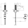 Смеситель Gessi Gessi316 54407#707 на биде черный