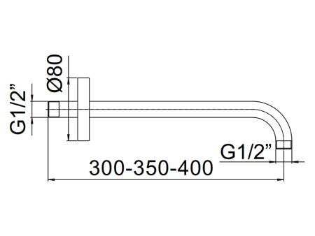 Держатель душа Mamoli Sadler 830L35K черный матовый