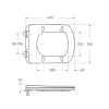 Унитаз приставной BelBagno PRADO BB10150CB/BB10150SC белый с сиденьем микролифт безободковый каскадный смыв